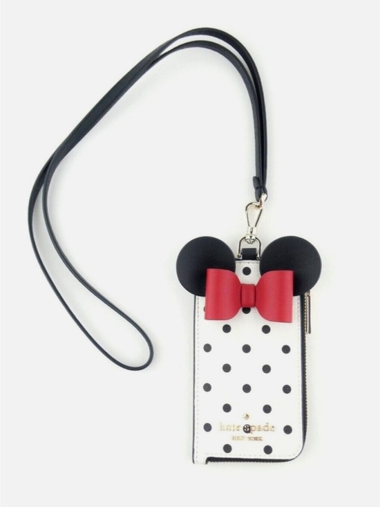 kate spade Handbags - kate spade x disney minnie white multi lanyard